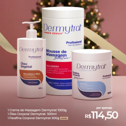 Combo III - Creme de Massagem + Óleo Corporal + Parafina Corporal